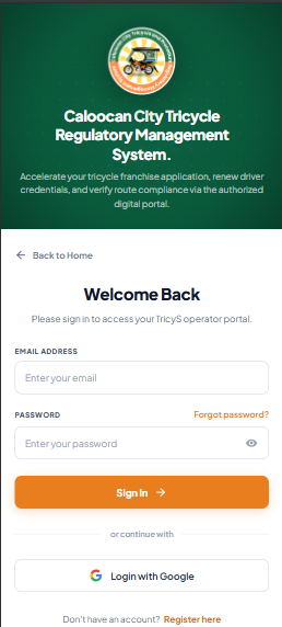 Mobile Login Preview